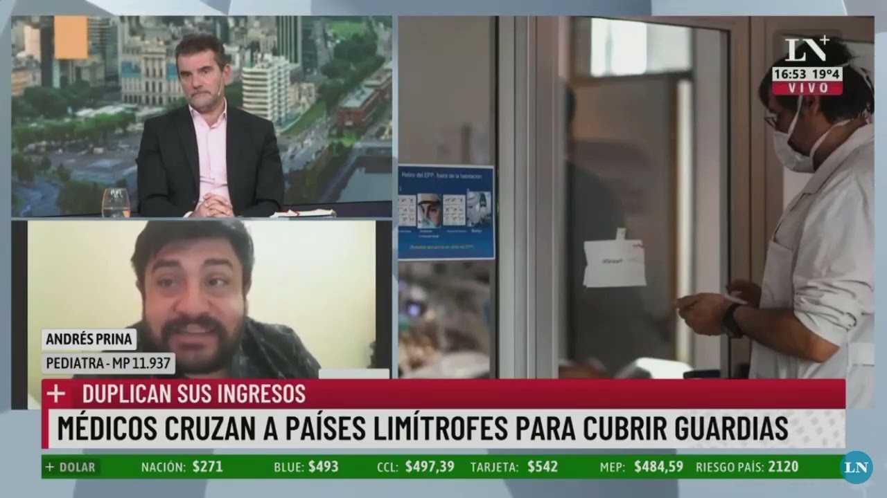 Cruzan a Chile para cubrir guardias médicas. Médicos Argentinos