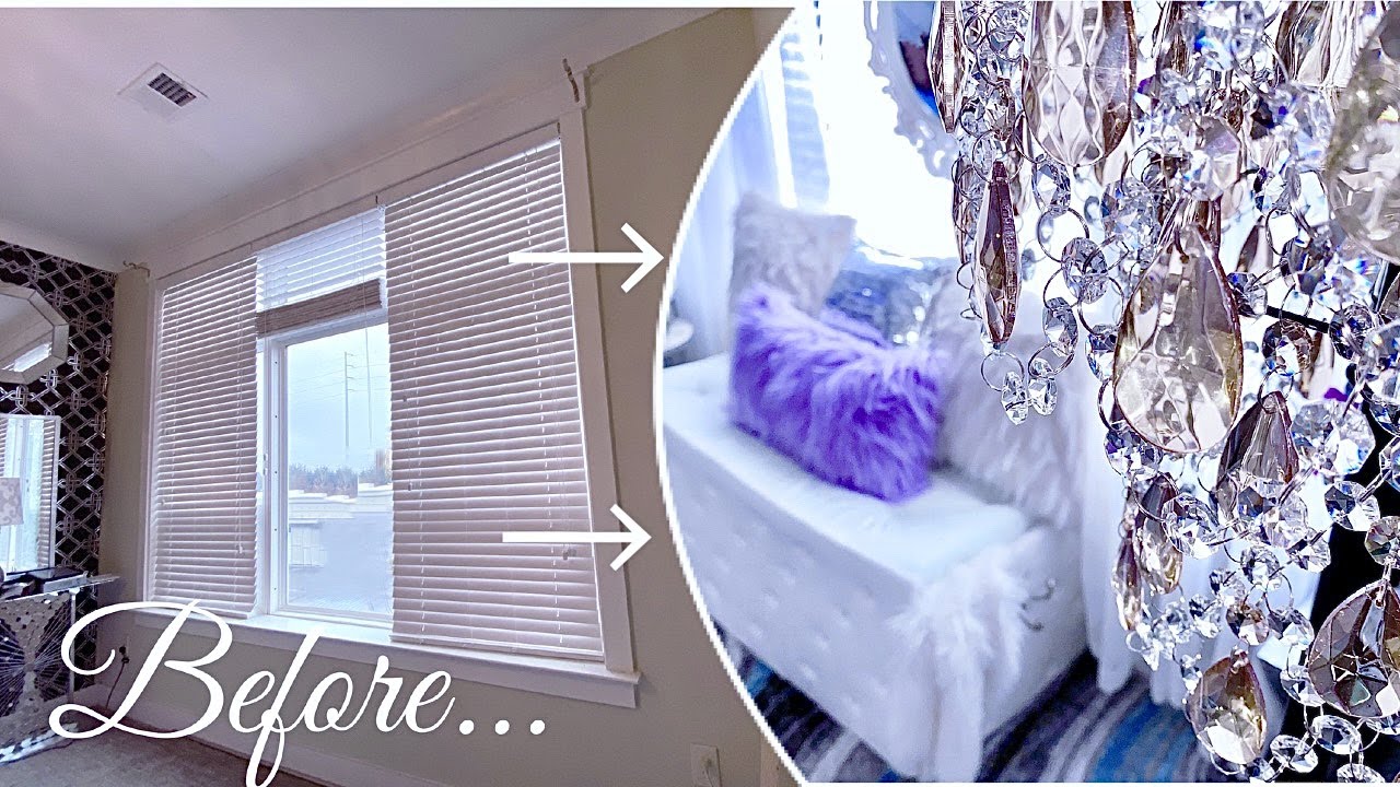 DIY BEDROOM WINDOW MAKEOVER| HOW TO MAKE THE MOST OF A WIDE WINDOW