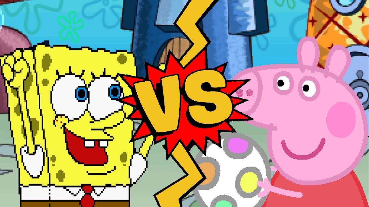 M.U.G.E.N Battles | SpongeBob SquarePants vs Peppa Pig