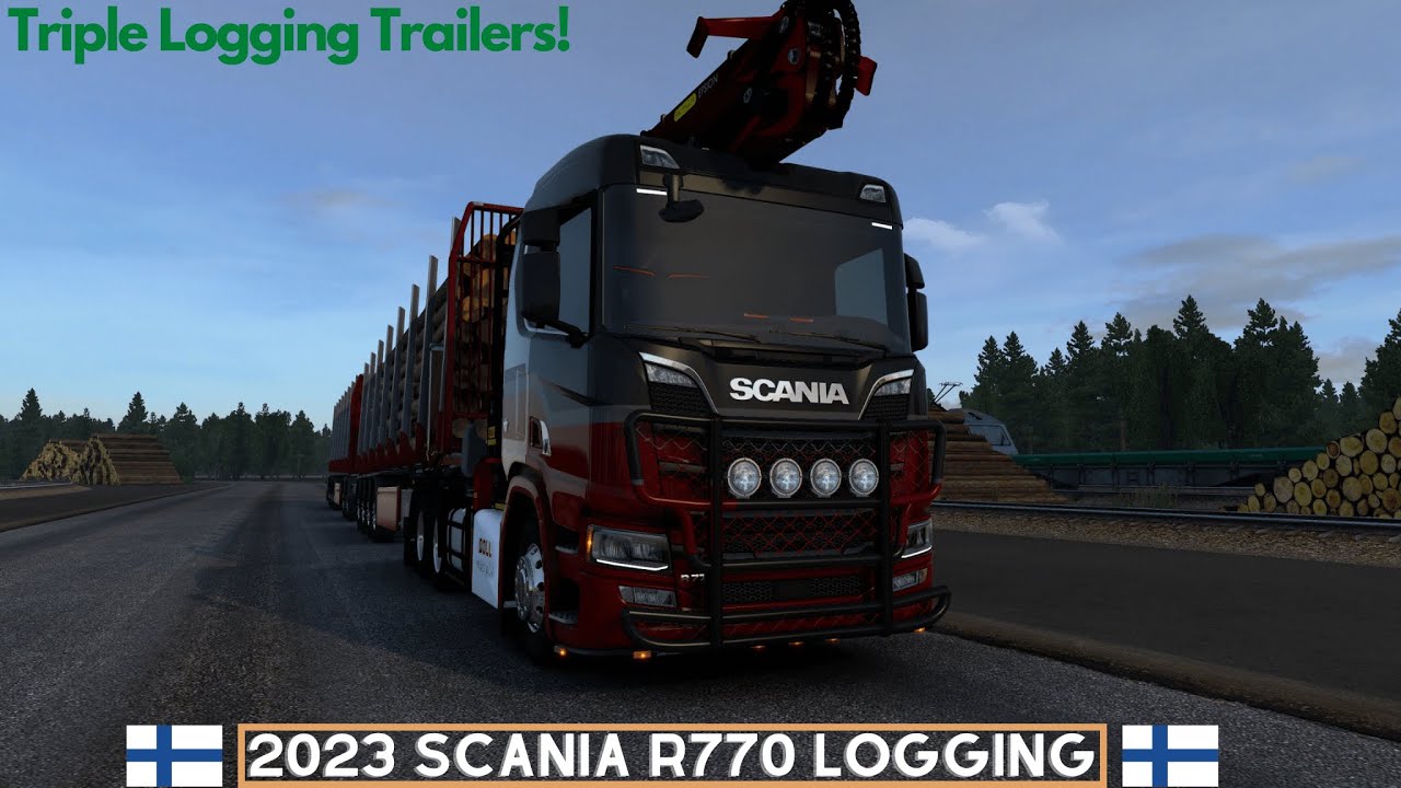 Custom Build Scania Logging!? (ETS2 2023 Scania Log Truck)