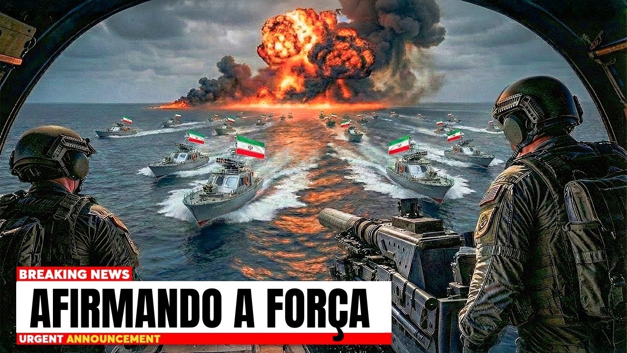 Irã Provoca Marinha dos EUA, 43 Navios Iranianos Destruídos em Rápido Contra-ataque dos EUA