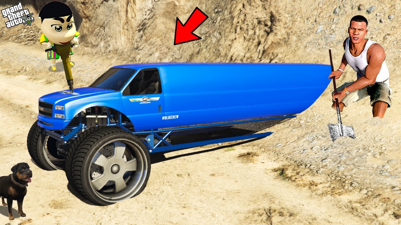 GTA 5: FRANKLIN AND SHINCHAN Found BURIED 