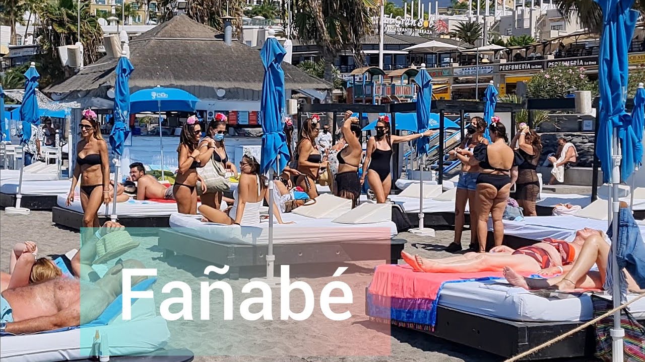 🌍 Tenerife Beach. Fa&ntilde;ab&eacute;. Bride on the beach. Costa Adeje. 4K