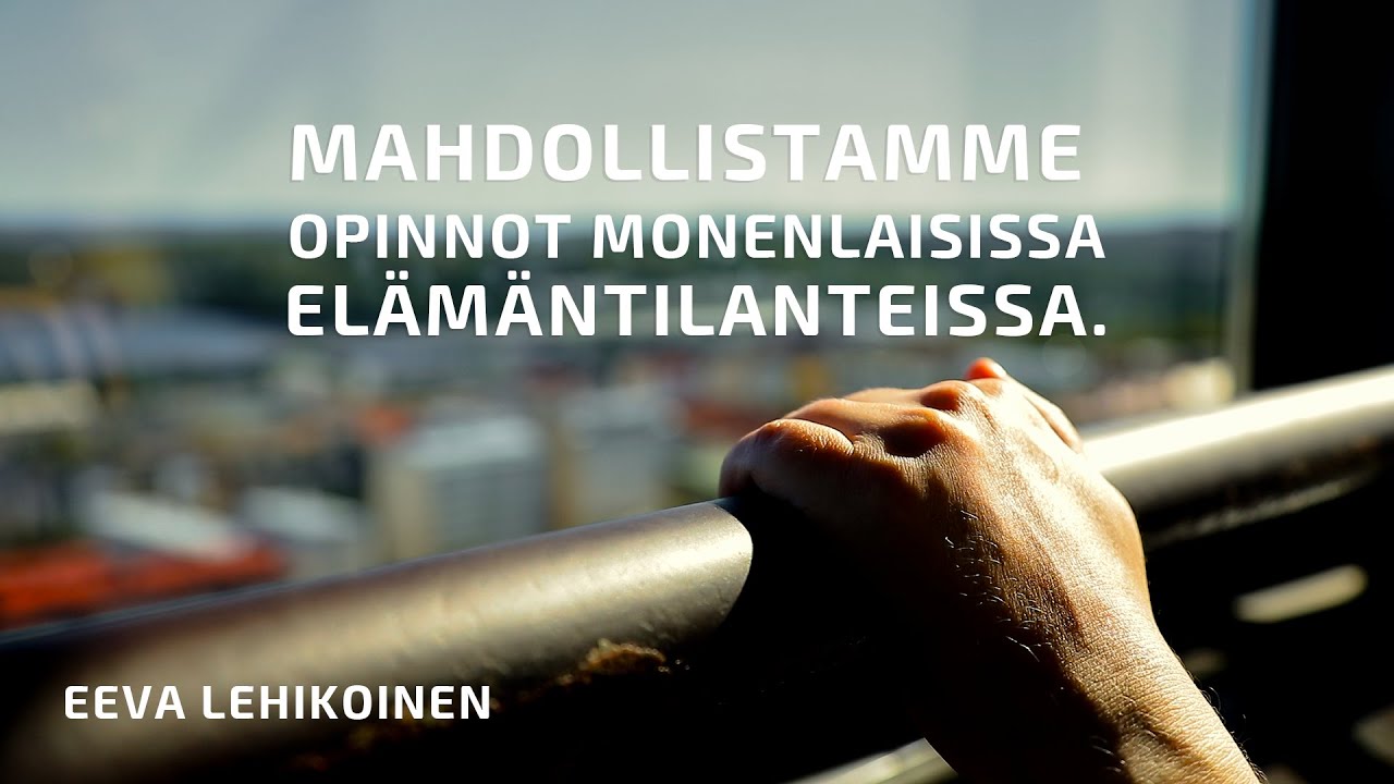 Mahdollisuus opiskella erilaisissa el&auml;m&auml;ntilanteissa | Nettilukio