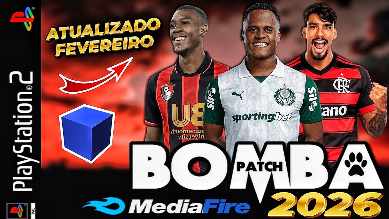 🚨 NOVO! BOMBA PATCH 2026 (PS2) DOWNLOAD GRÁTIS! COPA DO MUNDO (ANDROID, PC & OPL) ATUALIZADO ✅️ 