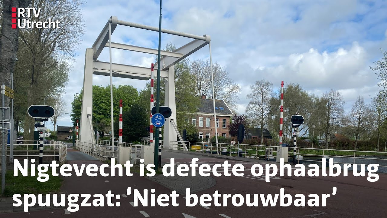 De brug staat soms urenlang open | RTV Utrecht
