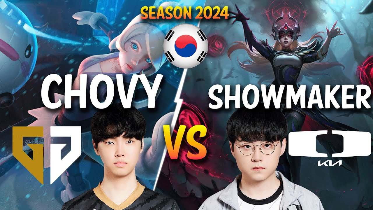GEN Chovy vs DK Showmaker - Chovy ORIANNA vs Showmaker SYNDRA Mid - Patch 14.1 KR Ranked | lolrec