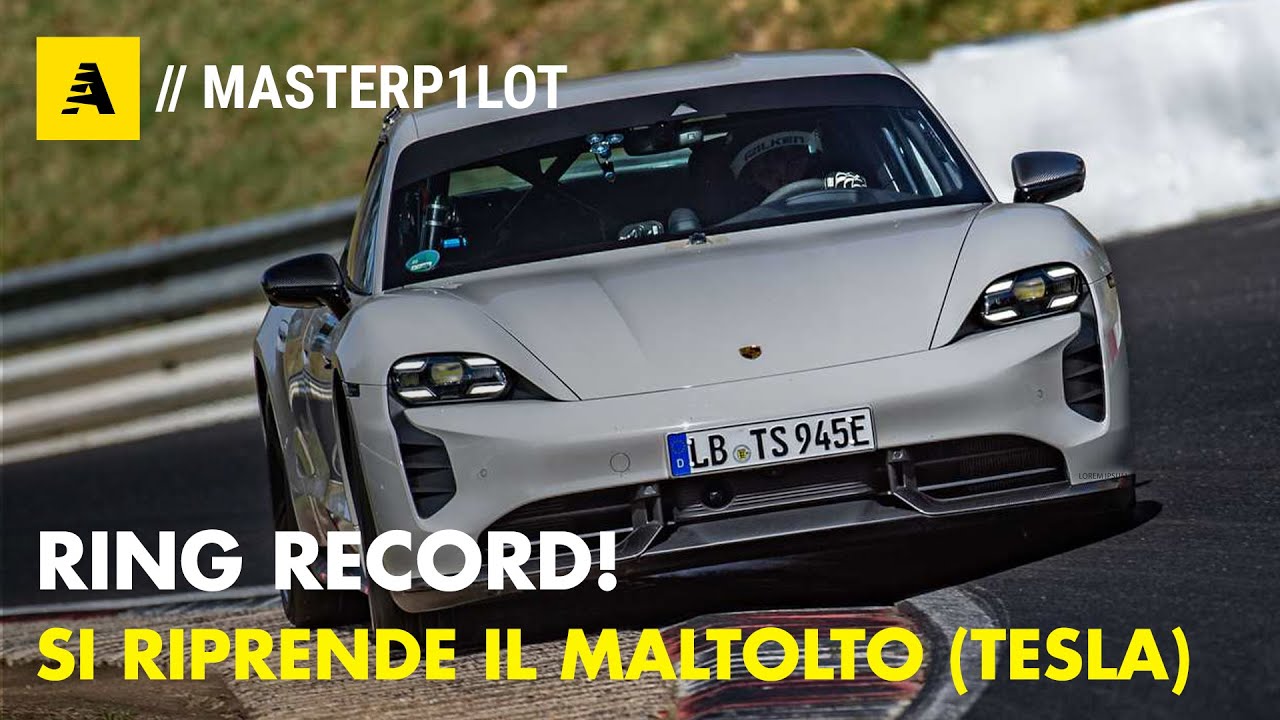Porsche Taycan BATTE Tesla Model S Plaid: ORA è lei l’elettrica più veloce al Nurburgring. (7'33