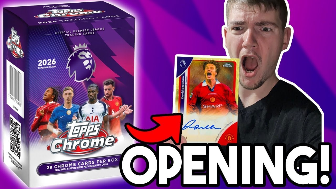 Topps Chrome Premier League Opening!