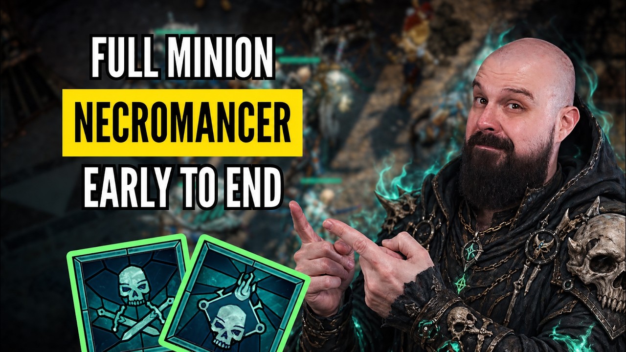 Minion Necromancer Is INSANE (Leveling to Endgame) in Diablo 4: Lord of Hatred