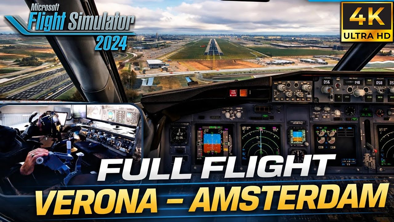 Flight Simulator 2024 | FULL REALISTIC FLIGHT | Boris Sound Pack UPDATED! | PMDG 737-800 4K