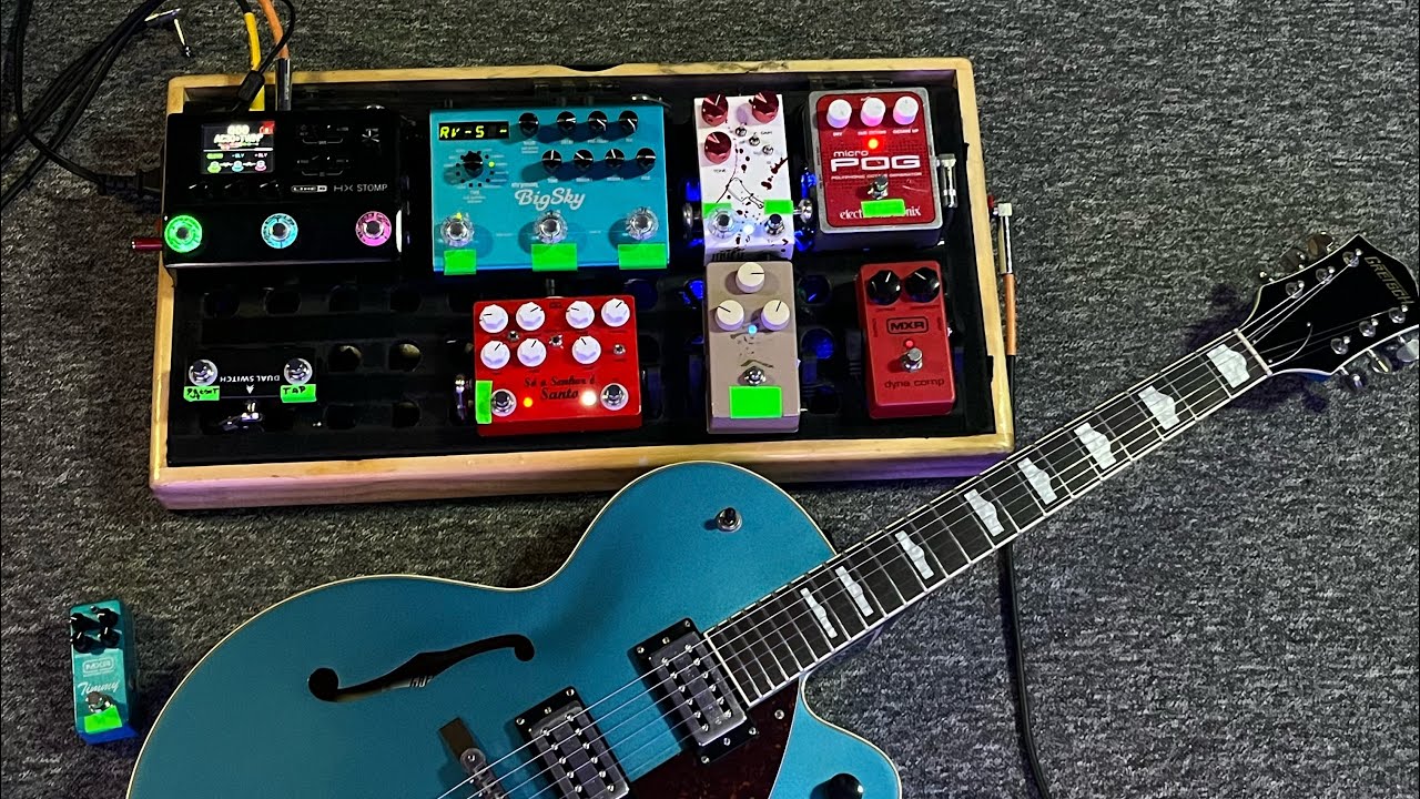 Pedalboard 2026!! (Modulações, Drives, Ruby UAD, Hx Stomp)
