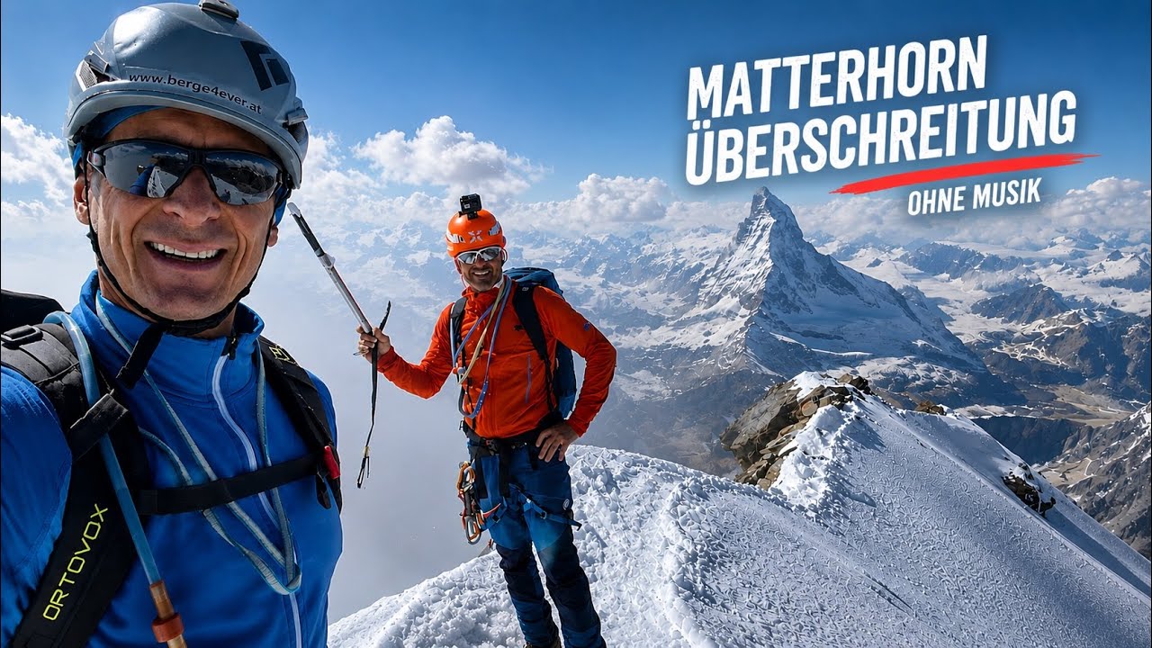 Matterhorn 4.478 m Liongrat - Hörnligrat längere Version ohne Musik