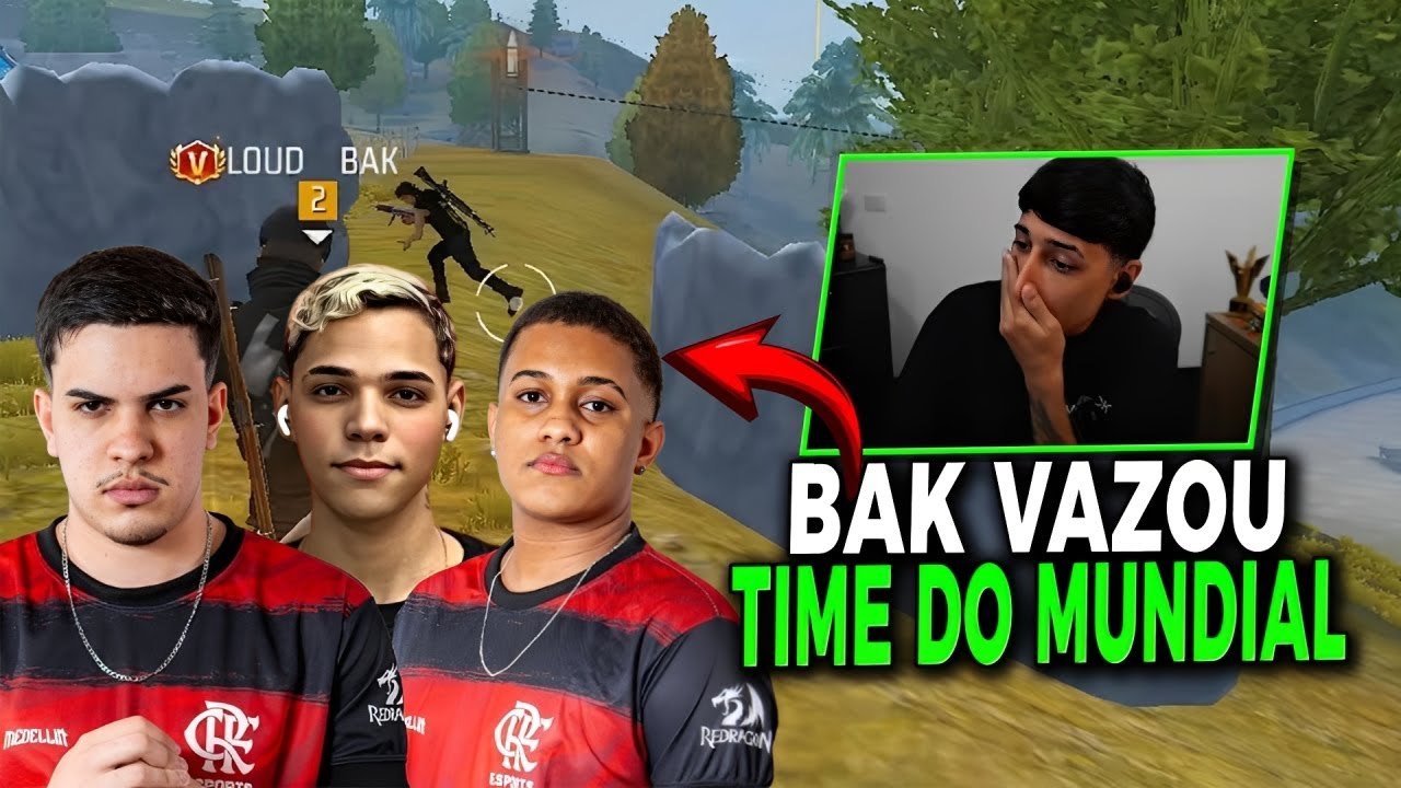 BAK MOSTROU O PRIMEIRO TREINO DO SEU TIME PARA JOGAR O MUNDIAL DE FREE FIRE !