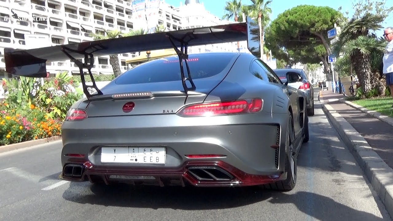 MANSORY Amg GTS with a MASSIVE Spoiler !