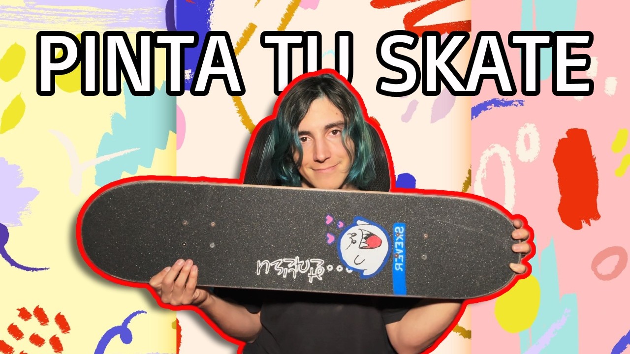 Pinta la lija de tu skate 🎨🛹