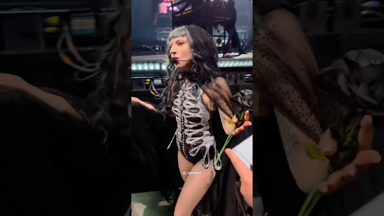 SO CLOSE! Lady Gaga right next to the Little Monsters on the Mayhem Ball Tour in Austin #ladygaga