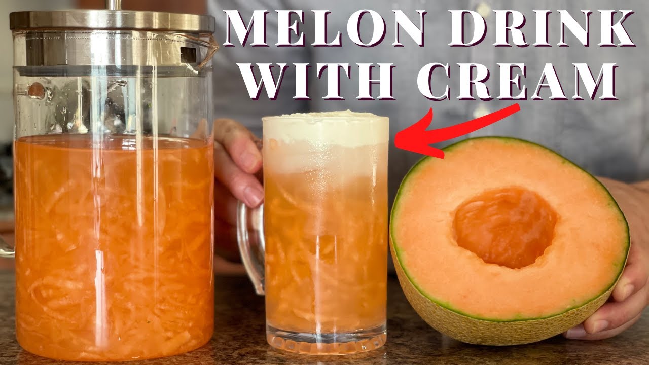 MELON DRINK with WHIPPED CREAM | How's the Taste?