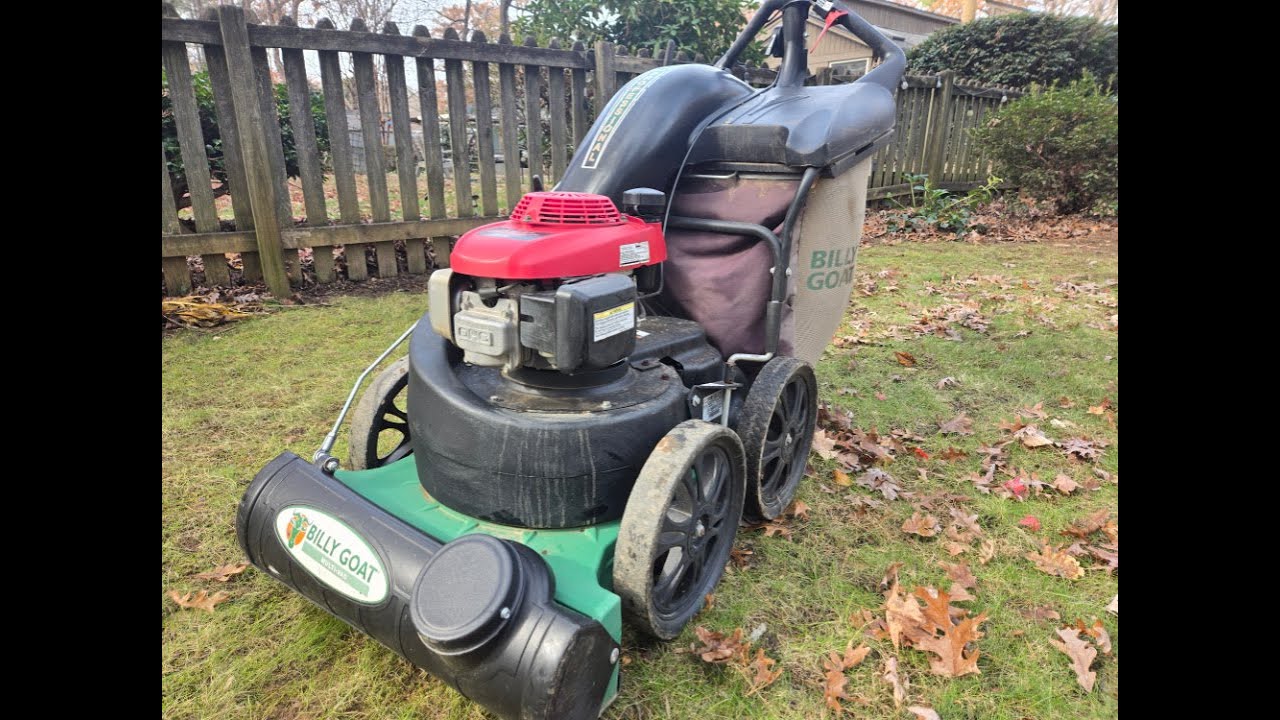 Never Rake Leaves Again!    Billy Goat MV650SPH Leaf & Debris Yard Vacuum Demonstration
