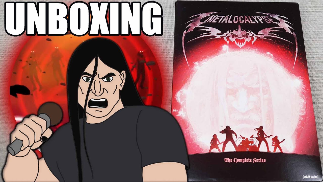 UNBOXING: Metalocalypse the INCOMPLETE Series DVD Set! Essential Episodes Guide Review | Adult Swim