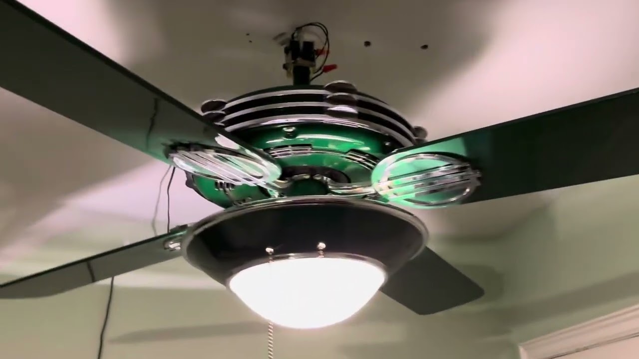 Green Hunter 1930s Original Ceiling Fan