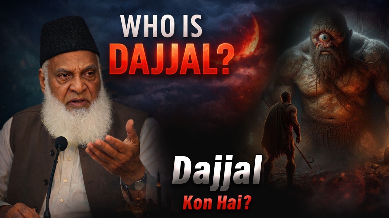 Who Is Dajjal in Islam? | Powerful Lecture by Dr Israr Ahmed | Signs of Qayamat Explained