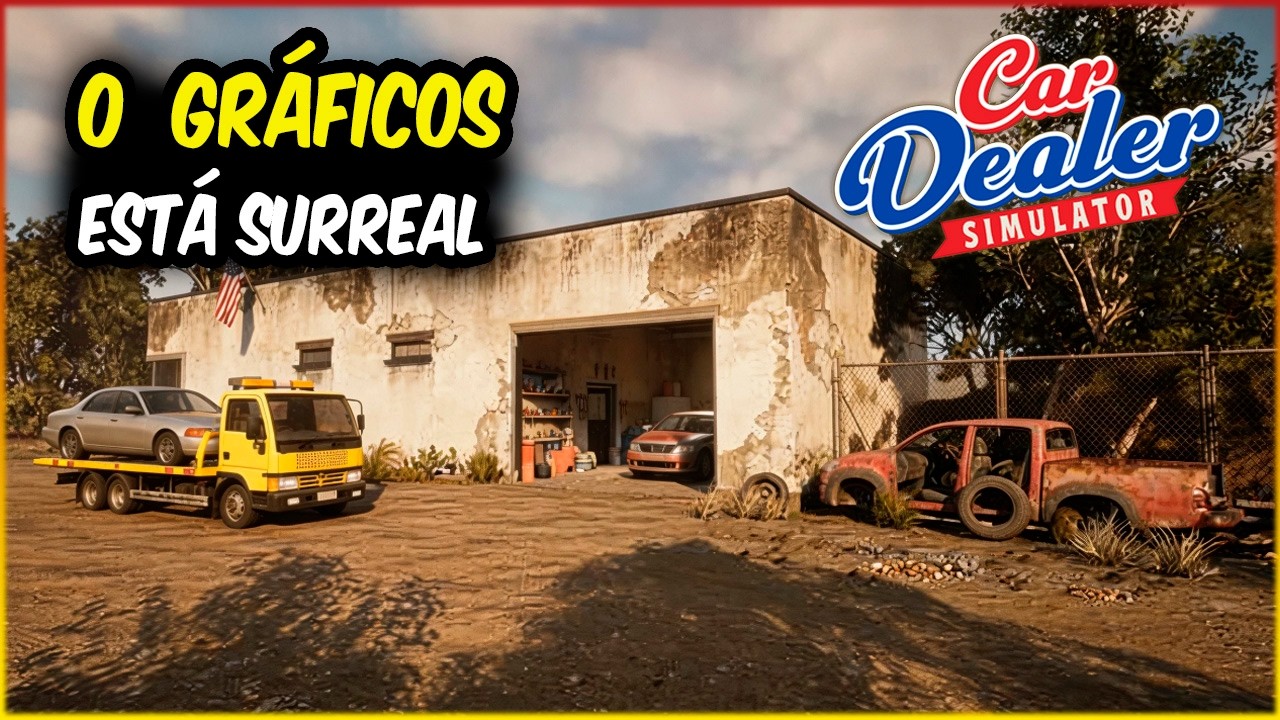 JOGUEI O MELHOR E MAIS REALISTA SIMULADOR DE COMPRA E VENDA DE CARROS - Car Dealer Simulator