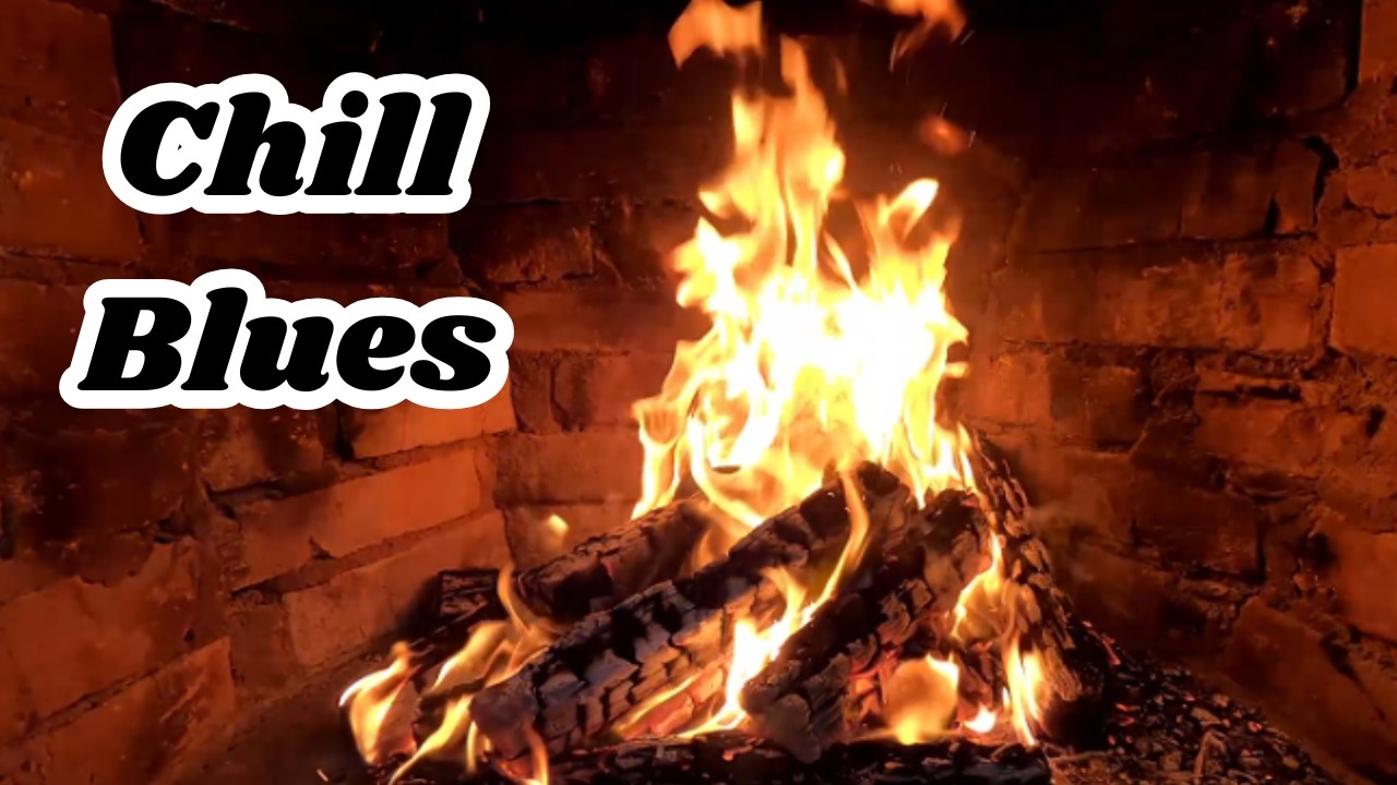 Chill Blues By The Fireplace