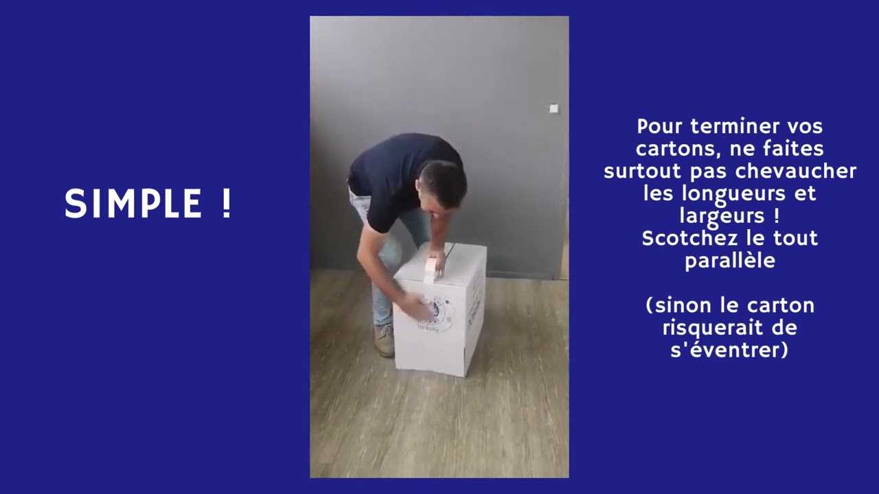 Comment faire un carton de déménagement comme un pro?