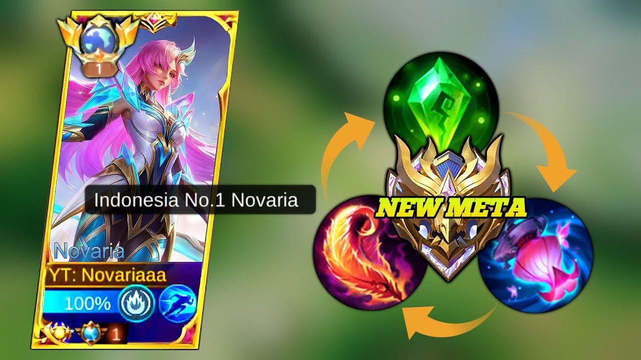 HARD MATCH! TOP 1 NOVARIA SOLO RANKED HARD CARRY RANDOM TEAM FOR WIN!😱 | NOVARIA BUILD & EMBLEM 2026