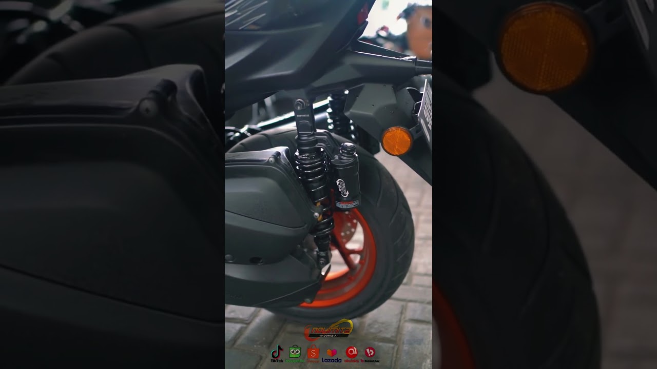 Shock KTC Extreme Black 350mm Shockbreaker Racing