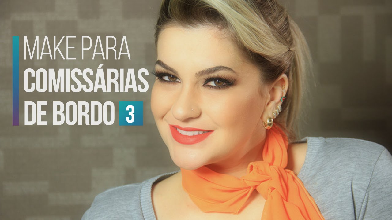 MAQUIAGEM PARA COMISSÁRIAS DE BORDO 3 POR ALICE SALAZAR
