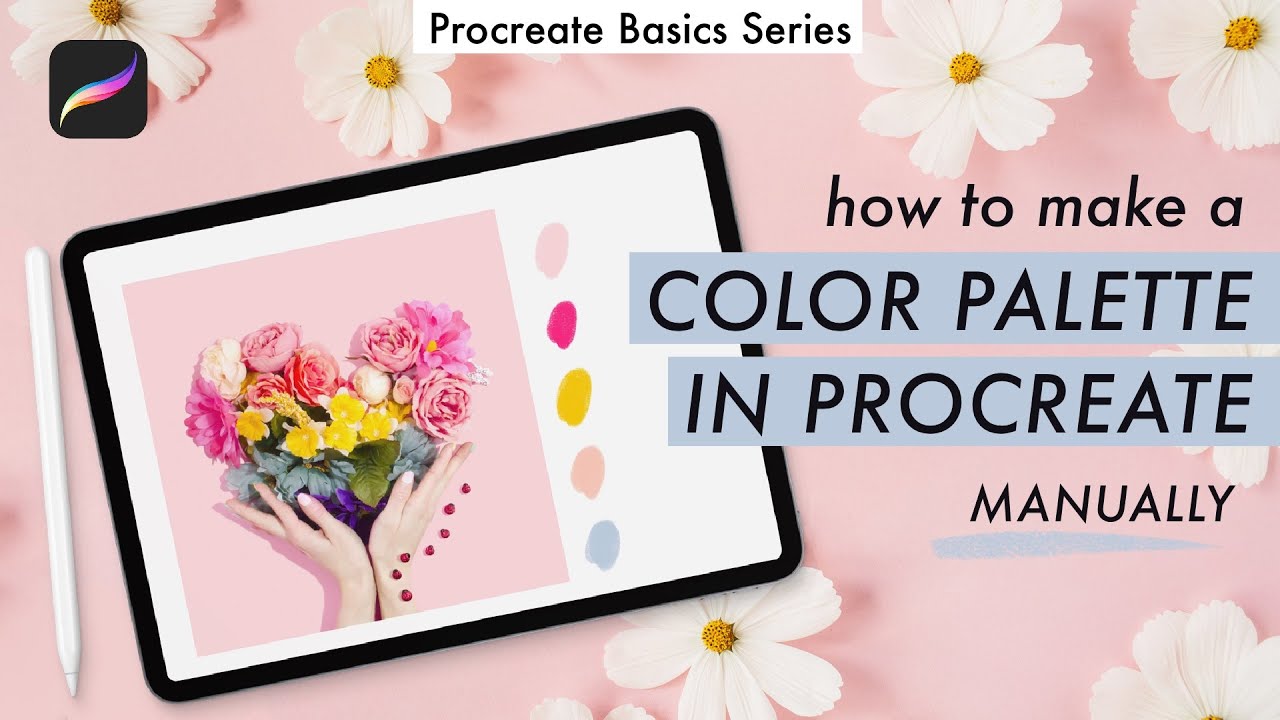 HOW TO MAKE A COLOR PALETTE FROM AN IMAGE IN PROCREATE (manually)