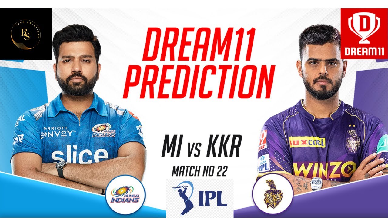 MI vs KKR Dream 11 team of today IPL match prediction! MI VS KOL Dream 11Team #ipl #ipl2023 #bcci