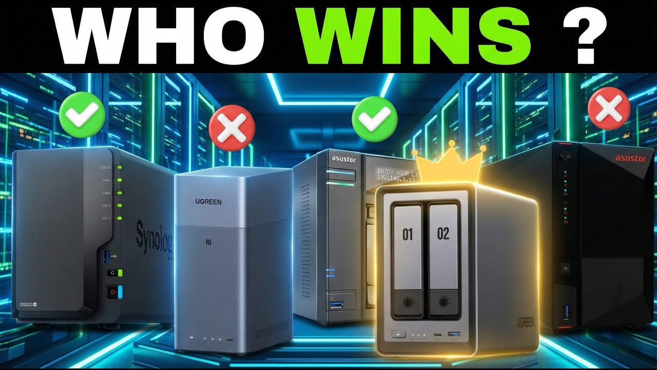 ✅7 Best NAS Storage for Home & Small Business [2026] Private Cloud 🖧 Plex, Backup & No Subscriptions