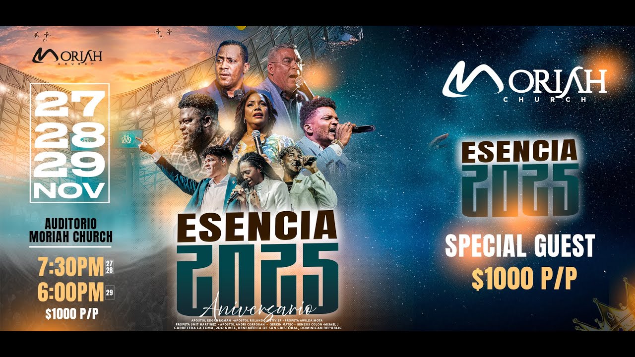 CONFERENCIA ESENCIA 2025 | IGLESIA MORIAH