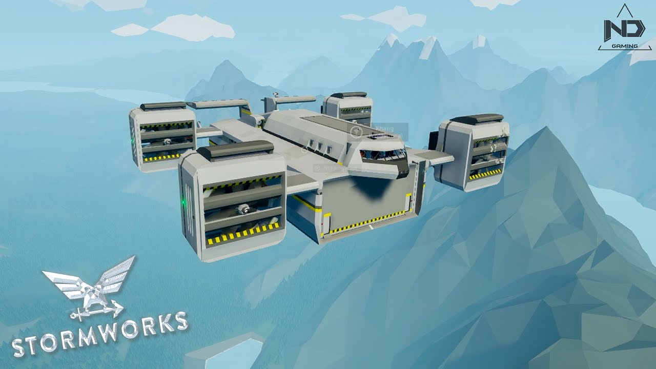 Stormworks #15 - Phi Vụ Vận Chuyển Xe Bằng Siêu Máy Bay
