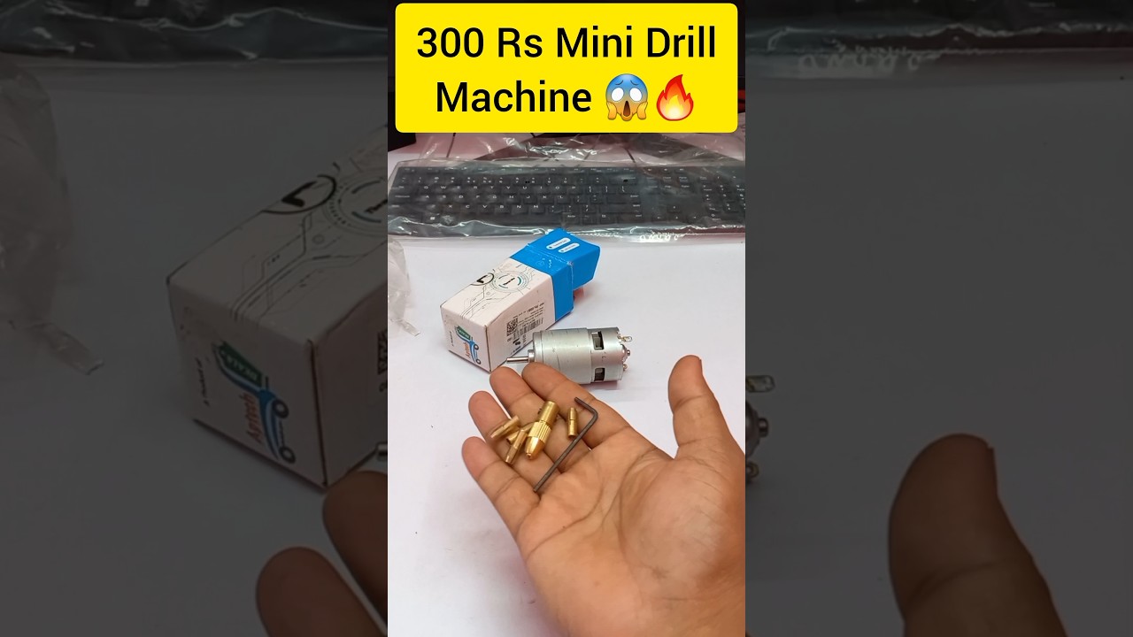 🔥 300 Rs. Mini Drill machine making 👌 || Low budget PCB Drill Machine || Smart Barsha || #trending
