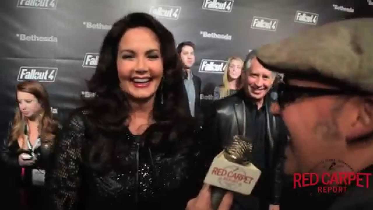 WonderWoman AKA Lynda Carter & Robert Altman at Fallout 4 Launch Party #fallout4party #welcomehome