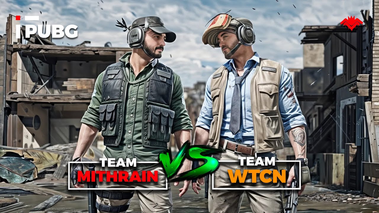 Team Mithrain vs Team wtcN! 35vs35 SAVAŞ! - #PUBG