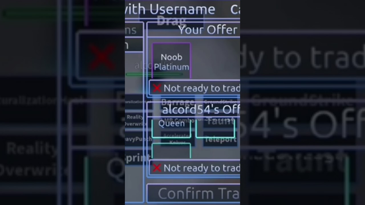 AUT TRADING NOOB PLATINUM SKIN W OR L #roblox #auniversaltimeroblox #auniversaltime #robloxanime