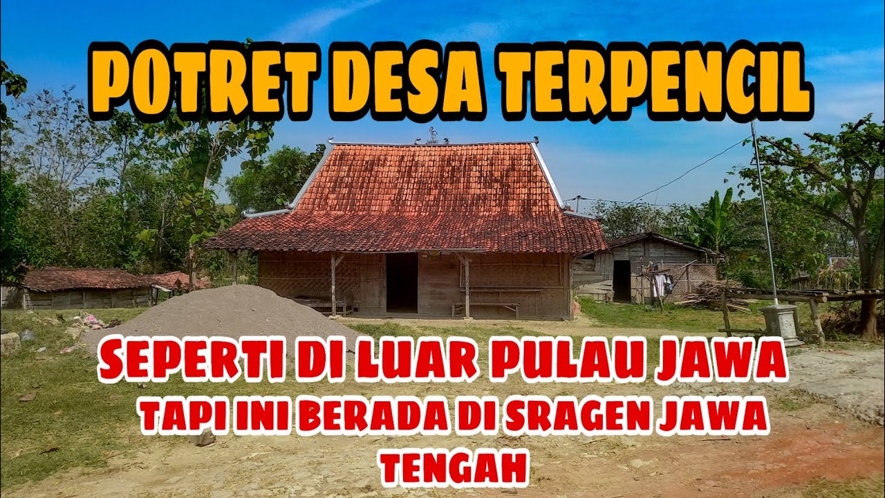 Potret suasana pedesaan didesa pelosok didesa terpencil  yg ada disragen jawa tengah | SRAGEN MOTRET
