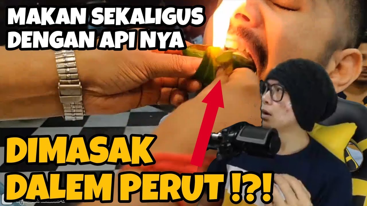 MAKANAN JALANAN DENGAN PENYAJIAN UNIK | MAKANAN INDIA PINGGIR JALAN | REACTION