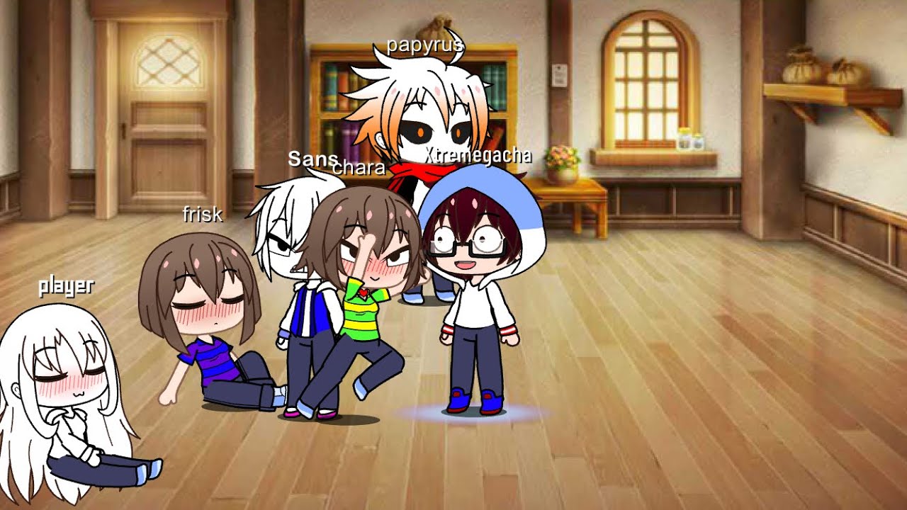 Sans and his harem in a room for I don’t know