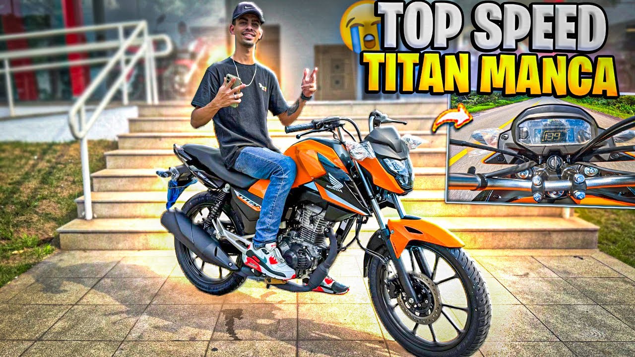 TOP SPEED TITAN 160 2025 - A HONDA DEIXOU AS CG&rsquo;S MANCA 😭