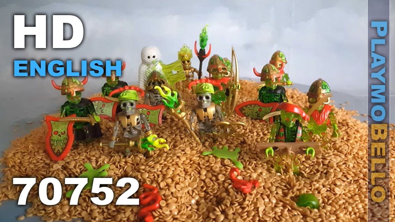 (2021) Playmobil 70752 Sal'ahari Sands Skeleton Army - Opening 12x skulls (Playmobil set REVIEW)