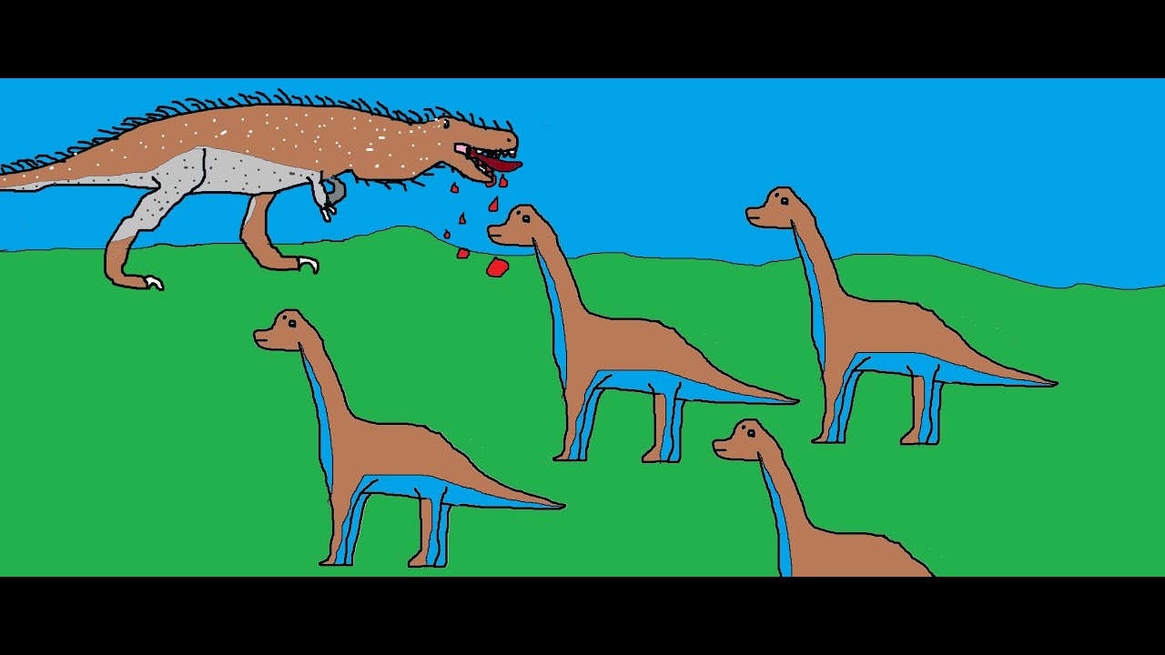 Brachio Battles 3 (Charcarodontasaurus vs brachios)