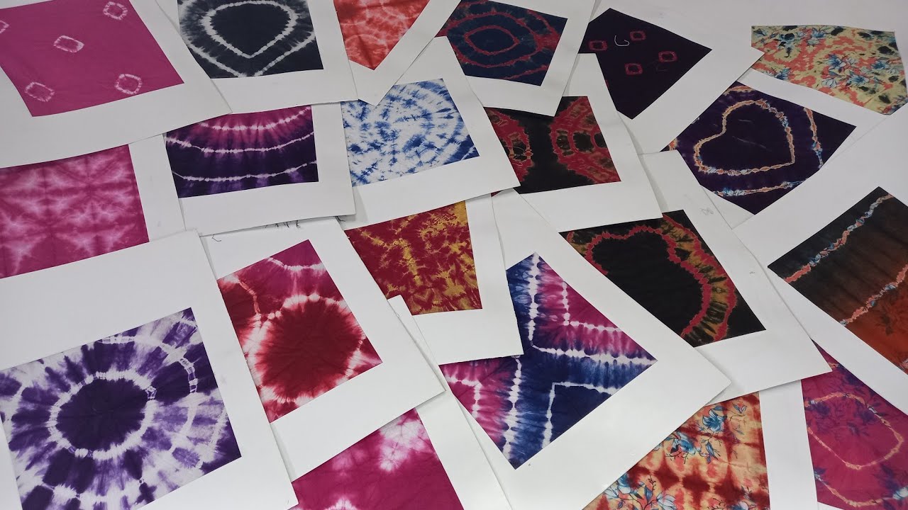 Tie and dye design samples #art #tiedye #painting #foryou 