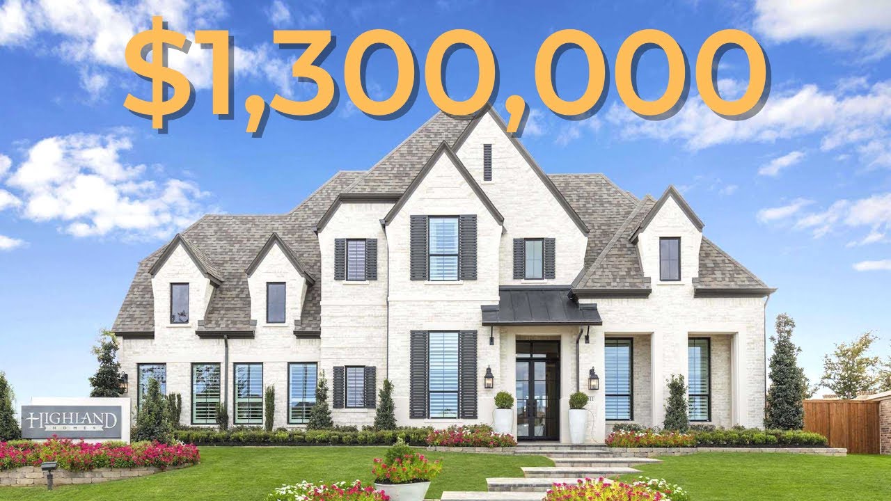 HIGHLAND HOMES Model Home Tour in Star Trail | Living in Dallas Texas: Prosper, Texas