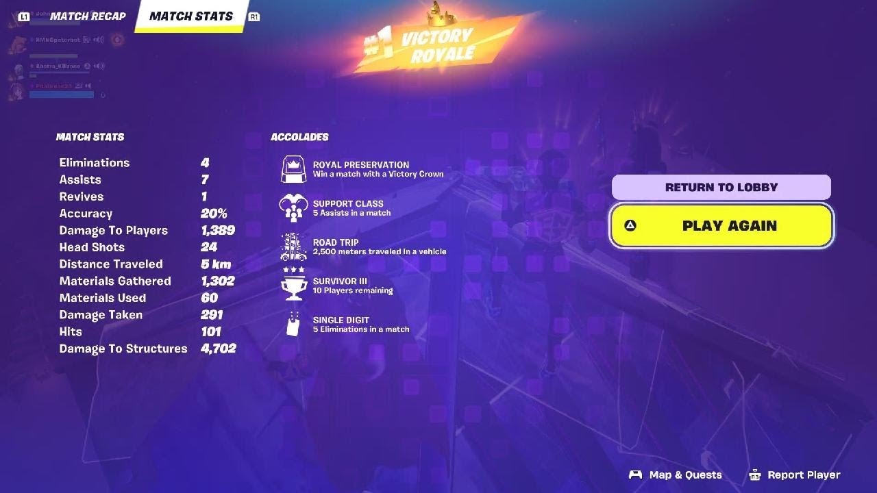 Fortnite Ch7S1 BR Squad - Dub Against Stick of Truth Player